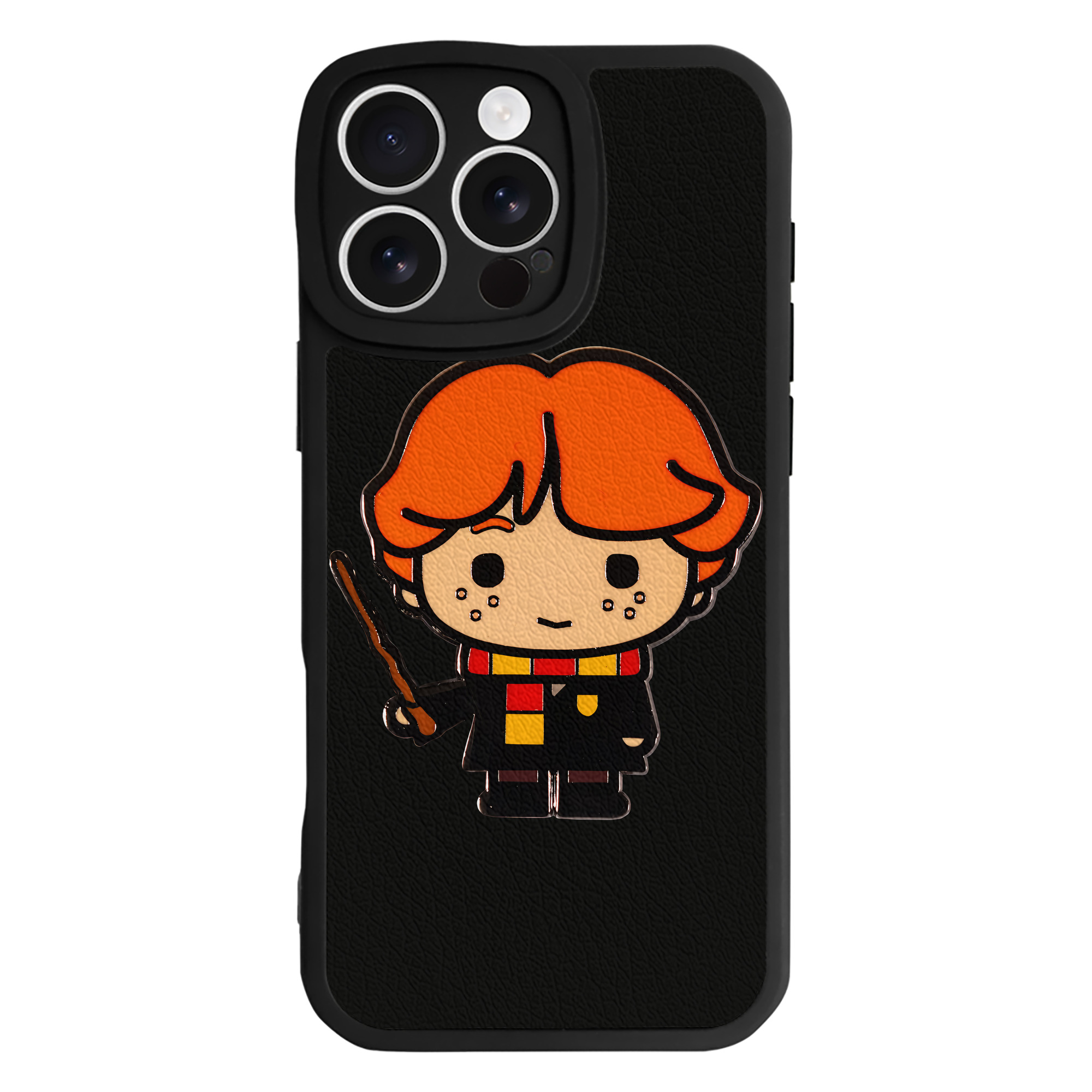 （画像用） Harry Potter ハリー・ポッターシリーズ 【iPhone 16シリーズ対応】シリコンスマホケース（レザー調） 材質：シリコン